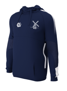 Pro Poly Hoodie - Navy/White